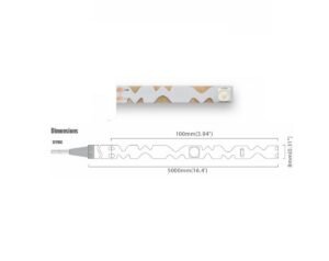 Lens Series 10 LED/m | 6060 SMD | S-type Bendable 10LED/m 12V 6W/m 11000K