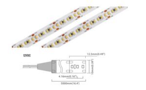 2216 Series 240 LED/m | 2216 SMD (12V) 240LED/m 12V 18W/m 4000K