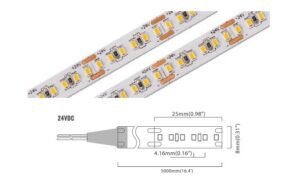 2216 Series 224 LED/m | 2216 SMD 224LED/m 24V 14W/m 4000K