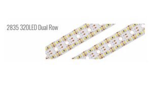 2835 Series 320 LED/m | 2835 SMD (Dual Row) 320LED/m 24V 32W/m 2700K