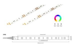 RGB Series 48 LED/m | 5050 SMD (24V) 48LED/m 24V 3.8W/m Red