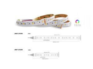 RGBW Series 60 LED/m | 5050 SMD (24V) 60LED/m 24V 2.4W/m Red IP20/IP65