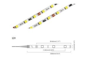 2835 Series 78 LED/m | 2835 SMD (12V narrow) 78LED/m 12V 4W/m 2700K